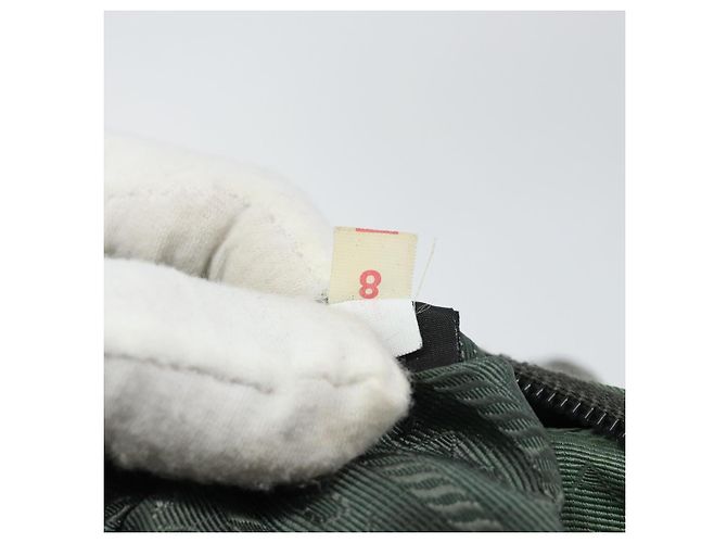 Sac à main PRADA Nylon Vert Or - vue 12