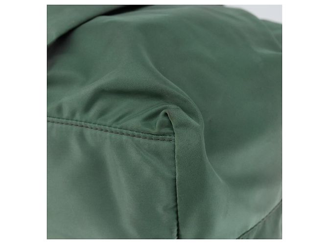 Sac à main PRADA Nylon Vert Or - vue 15