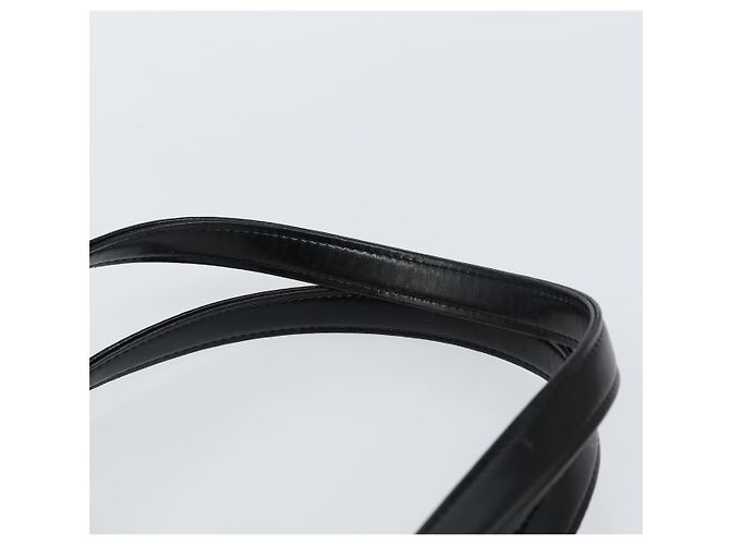 Autre Marque SAINT LAURENT Hand Bag Nylon Enamel Black Gold - vista 8