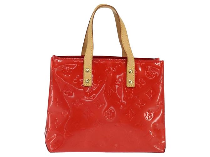 LOUIS VUITTON Monogram Vernis Reade PM Handtasche Red Rouge M91088 LV - Ansicht 13