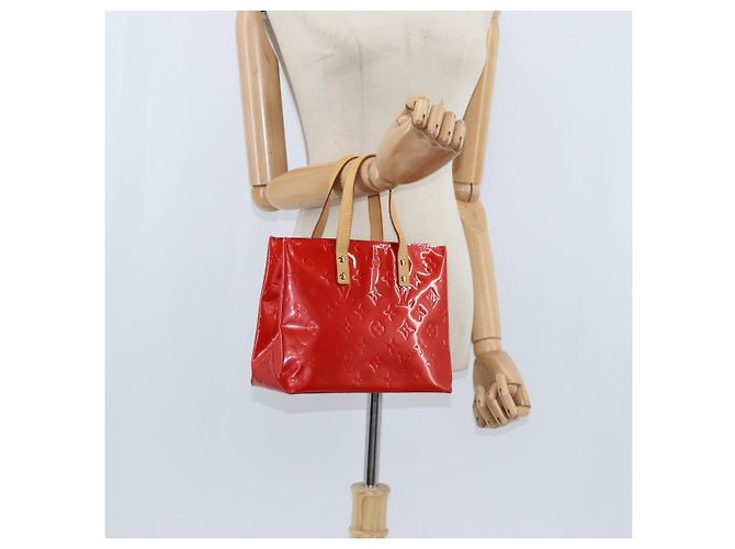 LOUIS VUITTON Monogram Vernis Reade PM Handtasche Red Rouge M91088 LV - Ansicht 21