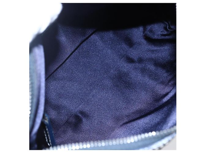 FENDI Zucchino Canvas Handtasche Navy Silver - Ansicht 11