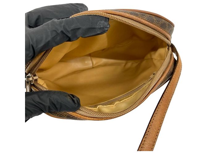 Céline Sac à épaule Celine Vintage Macadam motif Blazon Marron - vue 9