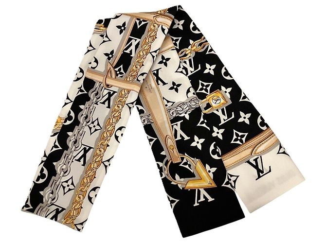 Louis Vuitton Bandeau Monogram Confidential Stole Schwarz - Ansicht 2