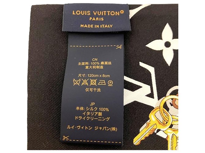 Louis Vuitton Bandeau Monogram Confidential Stole Schwarz - Ansicht 4