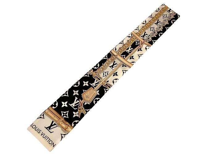 Louis Vuitton Bandeau Monogram Confidential Stole Schwarz - Ansicht 6