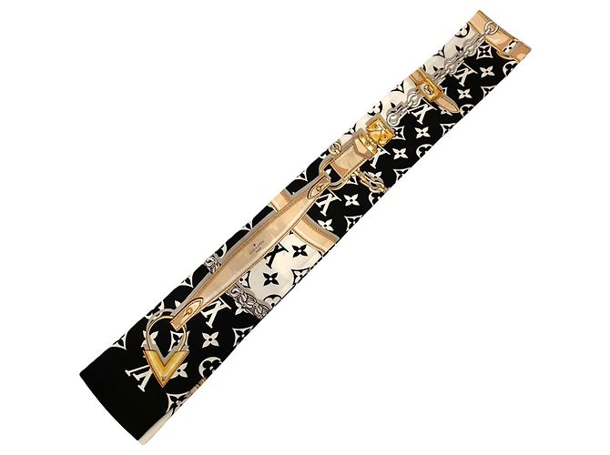 Louis Vuitton Bandeau Monogram Confidential Stole Schwarz - Ansicht 7
