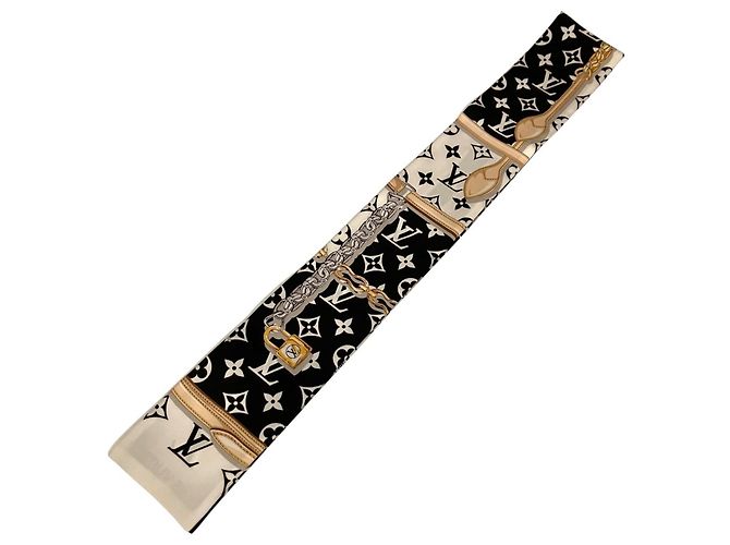 Louis Vuitton Bandeau Monogram Confidential Stole Schwarz - Ansicht 8
