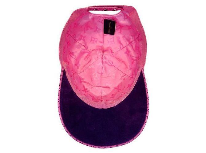 Louis Vuitton Monogram Capray Flower Cap Pink Purple - view 3