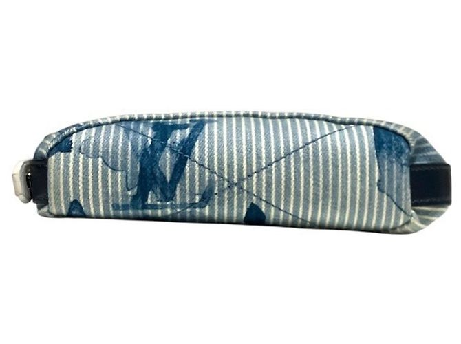 Sac à main Louis Vuitton Monogram Watercolor Sac Marin Bleu Monogramme - vue 3