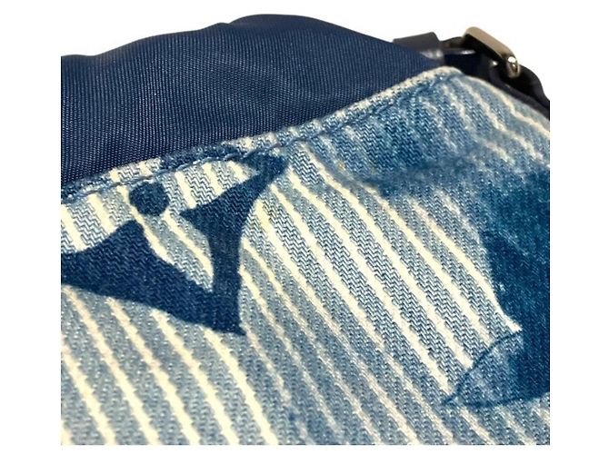 Sac à main Louis Vuitton Monogram Watercolor Sac Marin Bleu Monogramme - vue 7