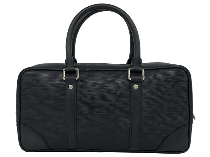 Bolso de mano Louis Vuitton Vivienne Long de piel Epi Negro - vista 3