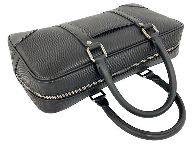 Bolso de mano Louis Vuitton Vivienne Long de piel Epi Negro - vista 4