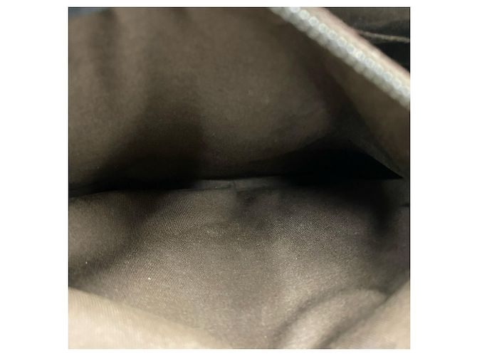 Borsa Tote in pelle Gucci GG Supreme Logo Marrone - vista 10