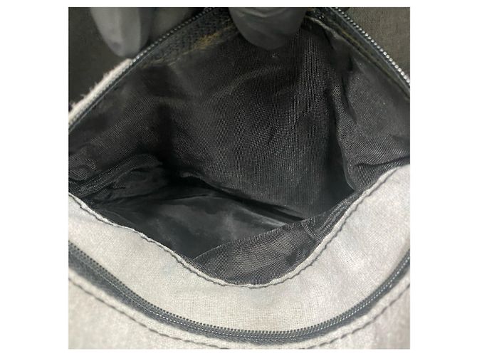 Bamboo GUCCI Vintage Bambus-Lederhandtasche Schwarz - Ansicht 10