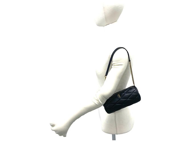Autre Marque Saint Laurent Sad Mini Tube Schultertasche Schwarz - Ansicht 2