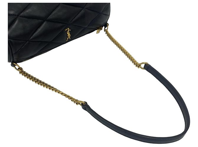 Autre Marque Saint Laurent Sad Mini Tube Schultertasche Schwarz - Ansicht 4