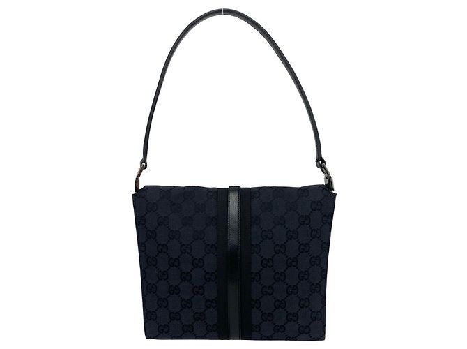 Bolsa de Ombro em Couro Gucci Jackie Preto - vista 3