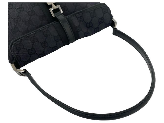 Bolsa de Ombro em Couro Gucci Jackie Preto - vista 4