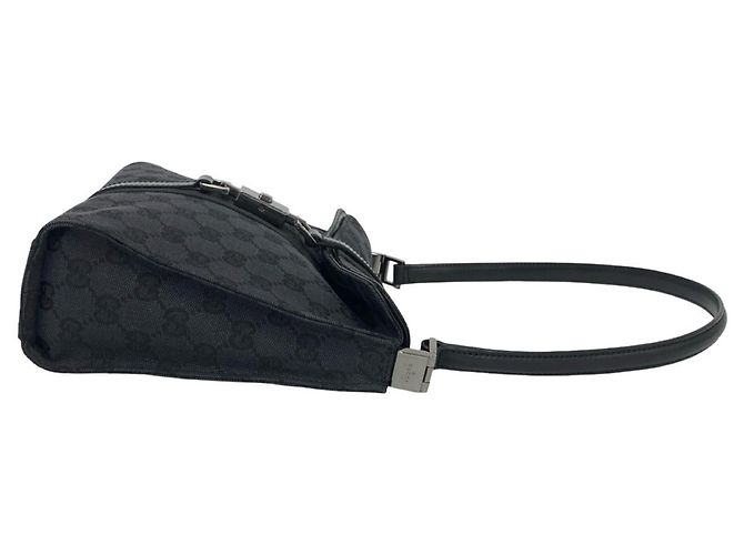 Bolsa de Ombro em Couro Gucci Jackie Preto - vista 6