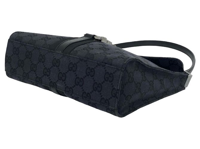 Bolsa de Ombro em Couro Gucci Jackie Preto - vista 8