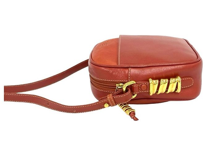 Loewe Vintage Velázquez Schultertasche aus Leder Rot - Ansicht 5