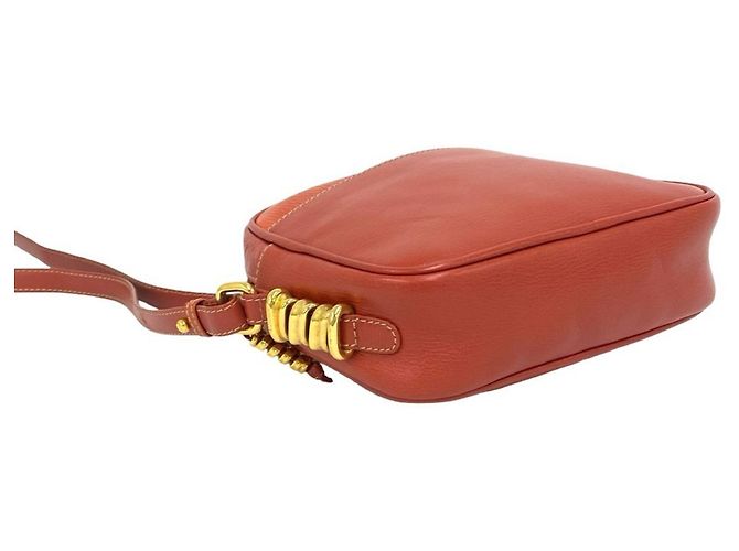 Loewe Vintage Velázquez Schultertasche aus Leder Rot - Ansicht 7