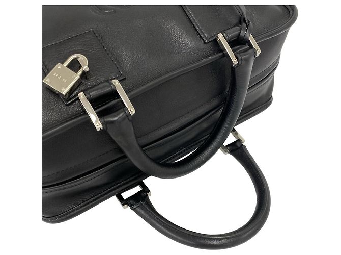 Loewe Amazona 28 Handtasche aus schwarzem Leder - Ansicht 4