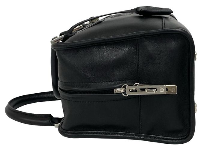 Loewe Amazona 28 Handtasche aus schwarzem Leder - Ansicht 5