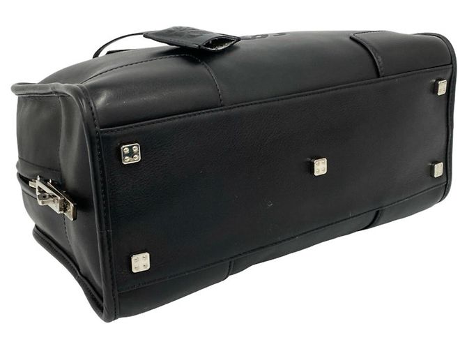 Loewe Amazona 28 Handtasche aus schwarzem Leder - Ansicht 7