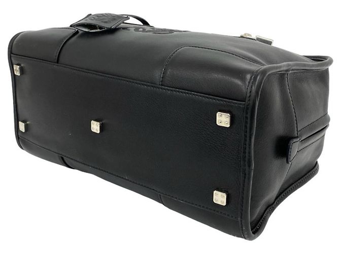 Loewe Amazona 28 Handtasche aus schwarzem Leder - Ansicht 8