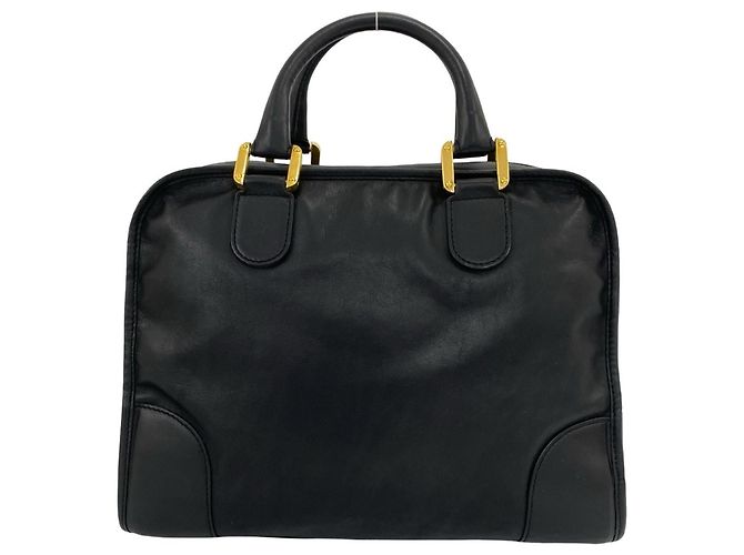 LOEWE Vintage Amazona Anagram Logo Lederhandtasche - Ansicht 3