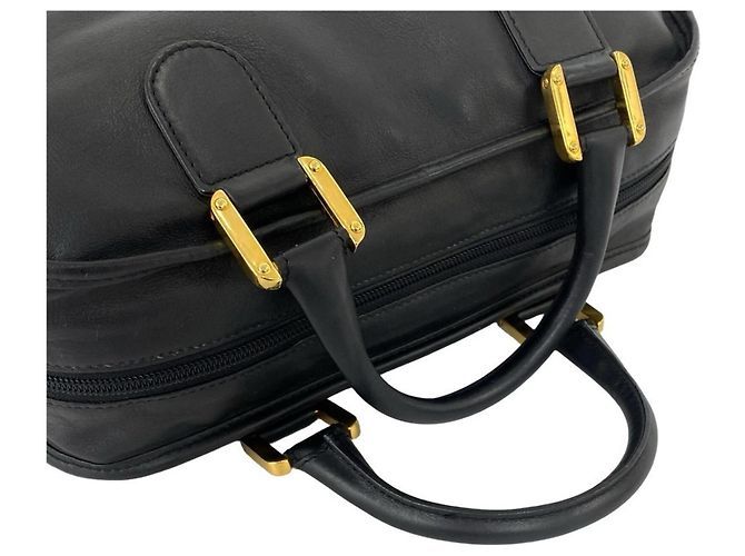 LOEWE Vintage Amazona Anagram Logo Lederhandtasche - Ansicht 4