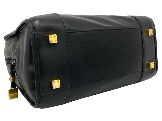 LOEWE Vintage Amazona Anagram Logo Lederhandtasche - Ansicht 7