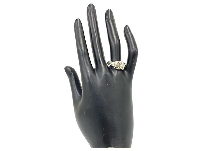Autre Marque Anello Tiffany Vintage Signature Band Ring Argento - vista 2