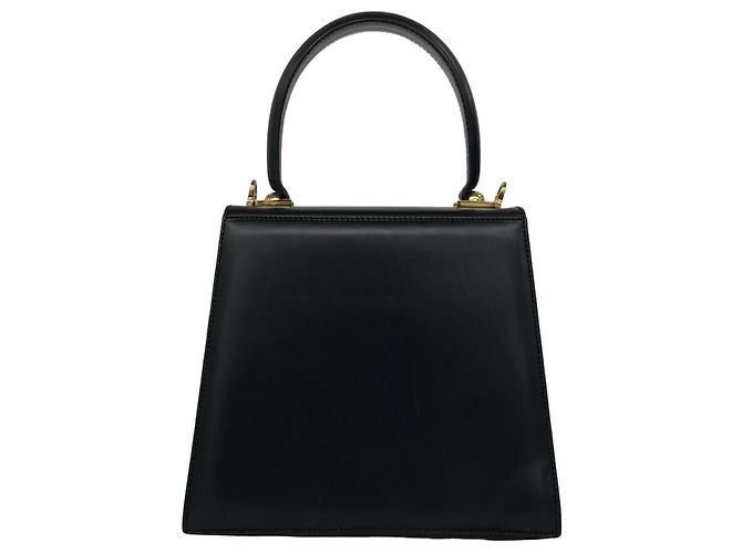 Gancini Salvatore Ferragamo Borsa a mano/Borsa a tracolla 2-Way in pelle nera Nero - vista 3
