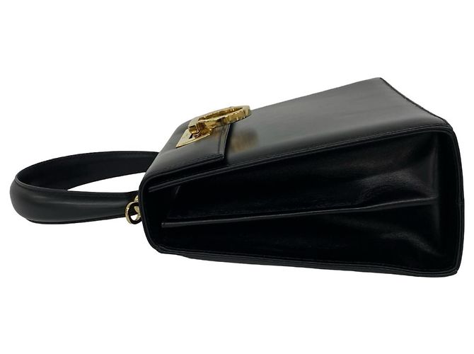 Gancini Salvatore Ferragamo Borsa a mano/Borsa a tracolla 2-Way in pelle nera Nero - vista 5