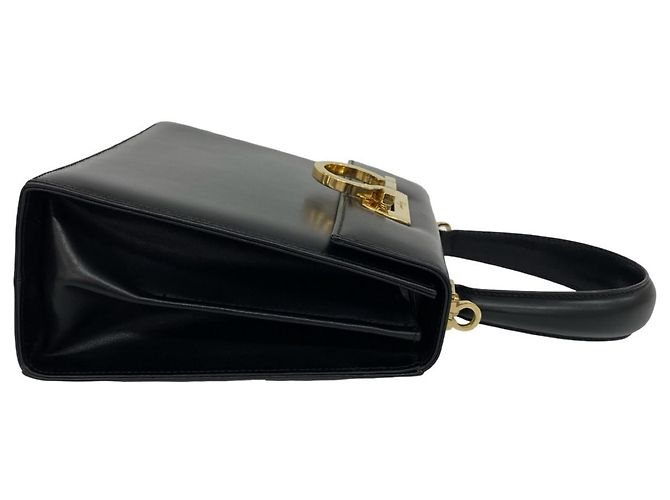Gancini Salvatore Ferragamo Borsa a mano/Borsa a tracolla 2-Way in pelle nera Nero - vista 6