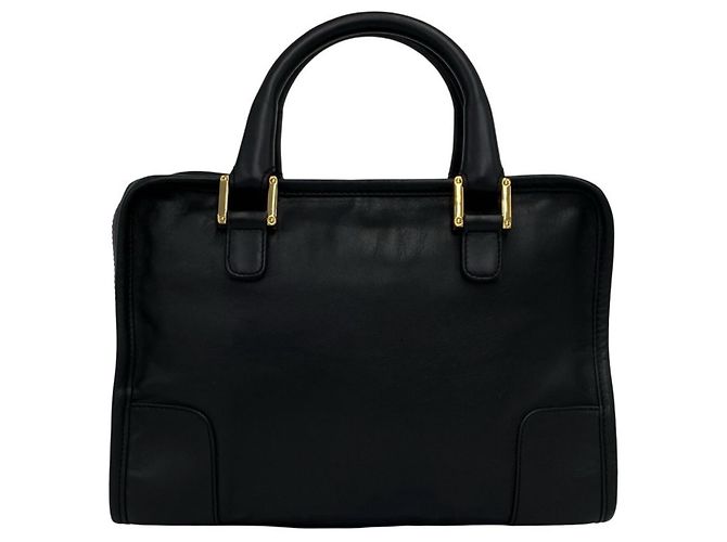 Loewe Amazona Handtasche aus schwarzem Leder - Ansicht 3