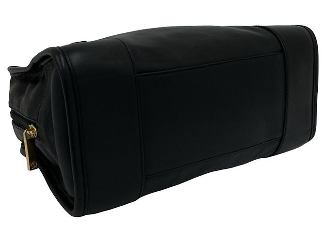 Loewe Amazona Handtasche aus schwarzem Leder - Ansicht 7