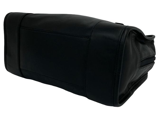 Loewe Amazona Handtasche aus schwarzem Leder - Ansicht 8