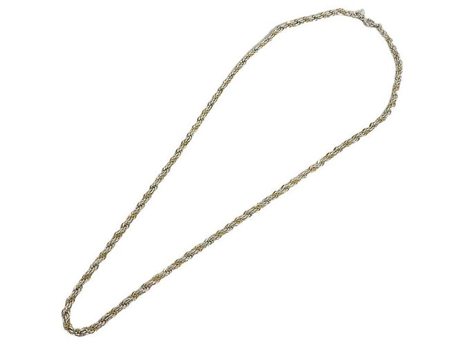 Autre Marque Collana Tiffany Vintage Twist Rope Argento D'oro - vista 6