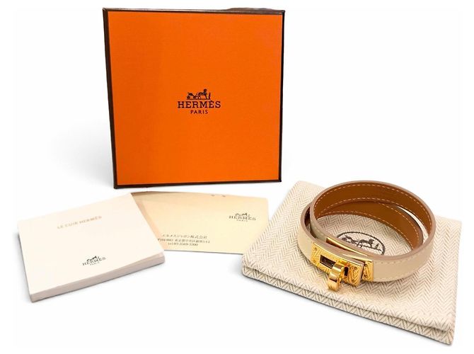 Hermès Pulseira de Pingentes Hermes Kelly Double Tour - vista 2