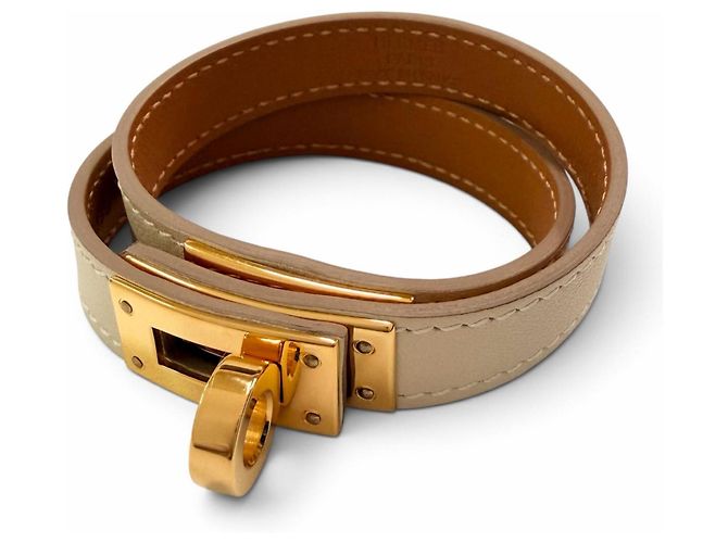 Hermès Pulseira de Pingentes Hermes Kelly Double Tour - vista 5