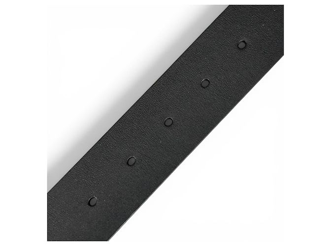 Cintura in pelle Christian Dior 30 MONTAIGNE Nero - vista 7