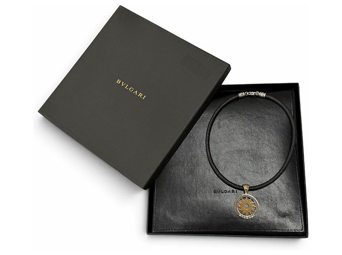 Bulgari BVLGARI Tondo Sun Halskette Silber Golden - Ansicht 2
