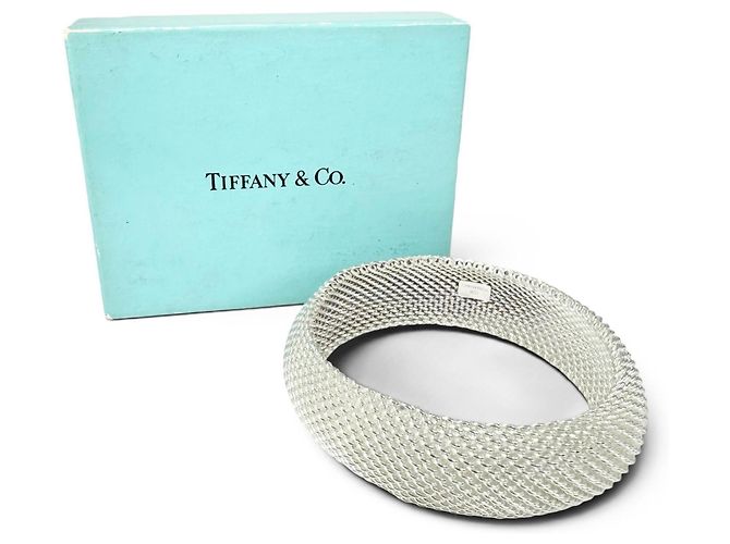 Autre Marque Bracelete Tiffany Somerset Mesh Prata - vista 2