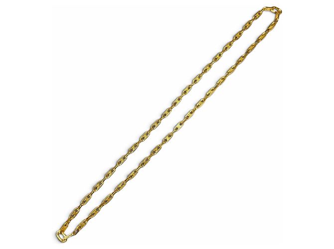 Céline Celine Vintage Triomphe Chain Armband Halskette 2-in-1 Golden - Ansicht 4