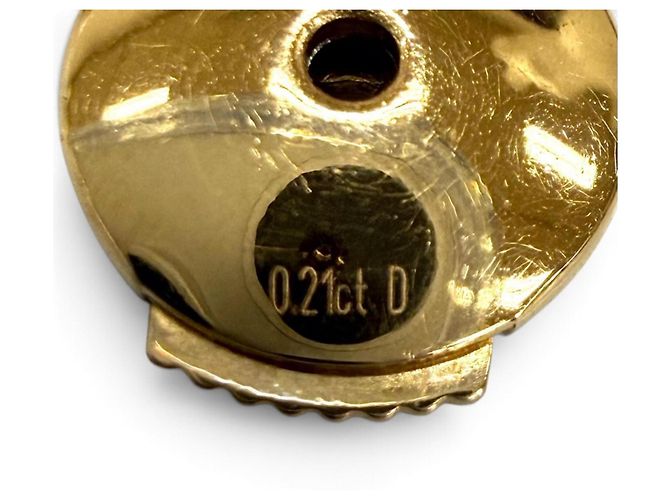 Pendientes Cartier 750 (PG) Damour Diamond Dorado - vista 8