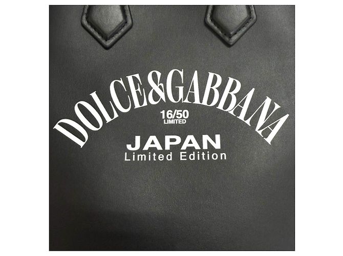 Borsa a tracolla piccola in pelle Dolce & Gabbana Mini Tote Nero - vista 10